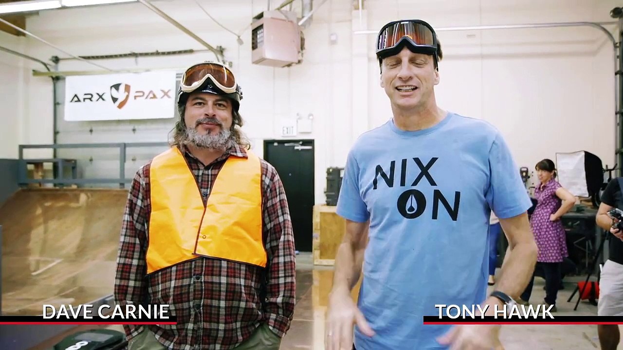 Tony Hawk Rides Hoverboard