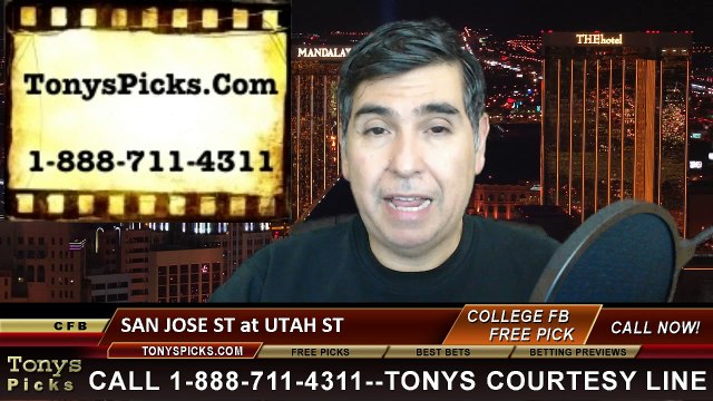 Utah St Aggies vs. San Jose St Spartans Free Pick Prediction NCAA College Football Odds Preview 11-21-2014