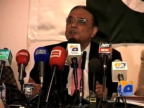 PPP pursuing Benazir Bhutto's policy: Zardari-Geo Reports-17 Nov 2014
