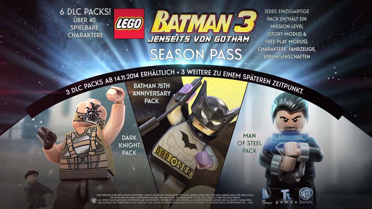 LEGO Batman 3 Jenseits von Gotham - Season Pass Trailer [DE]