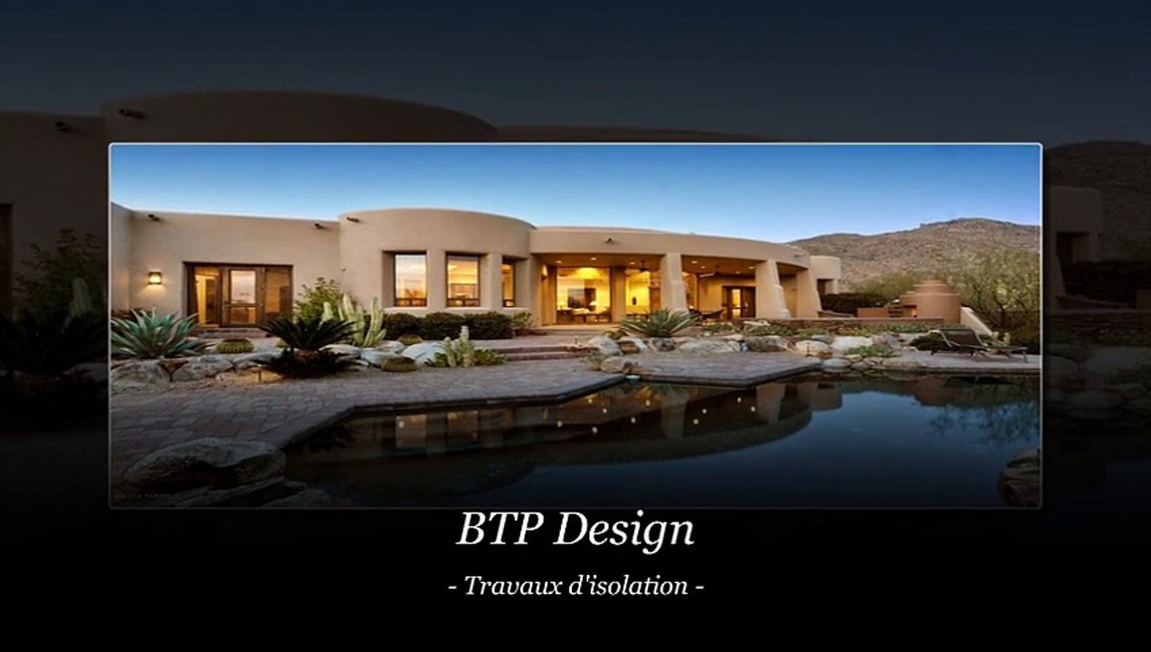 Travaux de isolation thermique, phonique ou acoustique