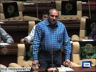 Dunya News-Sindh's wounded MPA reaches Assembly on wheelchair