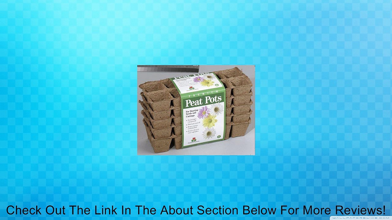 Plantation FS110 Seed Starter Pots (10 Pot, 5 Strips Per Pack, 50 Total) Review