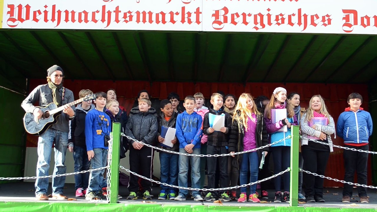 Musikunterricht in der Fußgängerzone (17.11.2014)