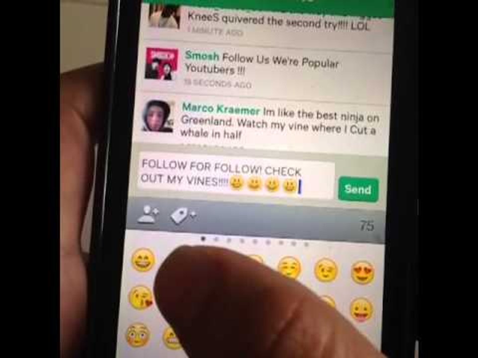 How thirsty spammers are in real life. Shot by Randal Kirk II: Brittany Furlan's Vine #299