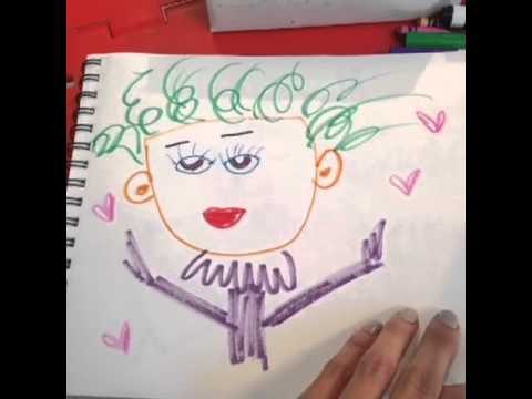 I love looking at children's drawings at Blick Art Matericals: Brittany Furlan's Vine #203