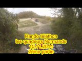 rando téléthon les quadeurs Normands 2014 2eme partie