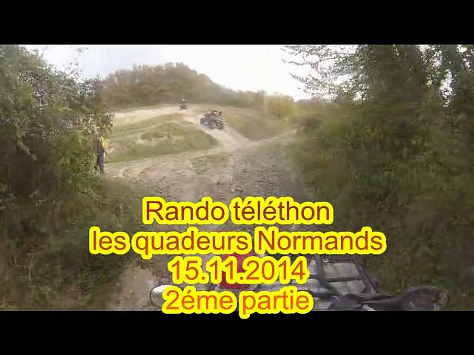 rando téléthon les quadeurs Normands 2014 2eme partie