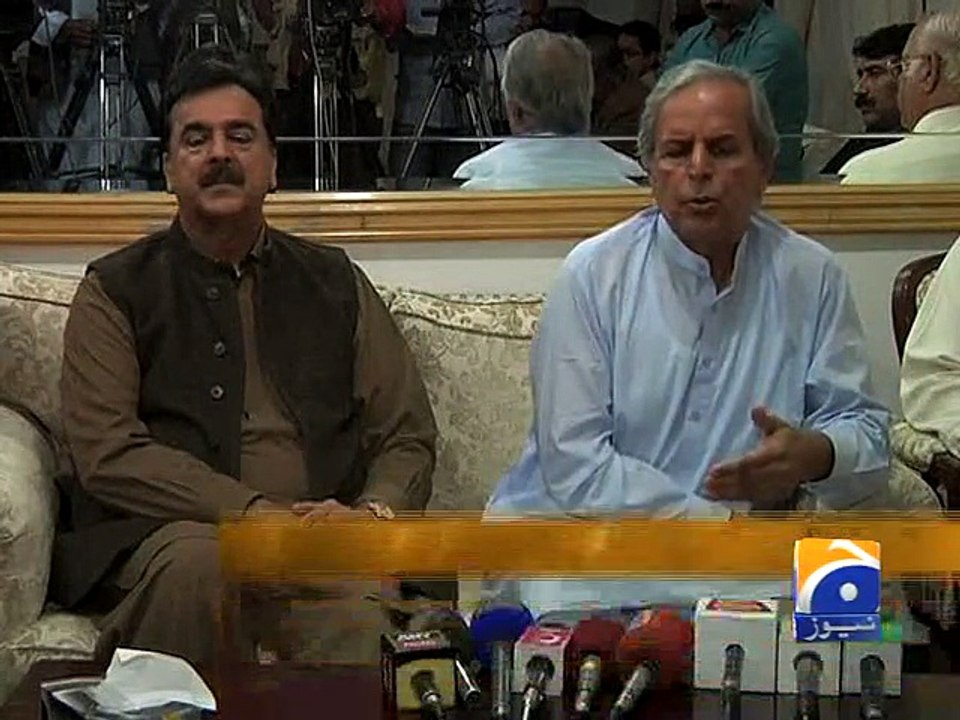 Javed Hashmi press conference-Geo Reports-17 Nov 2014