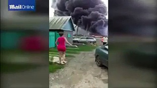 New footage of Malaysian Airlines flight MH17 crash