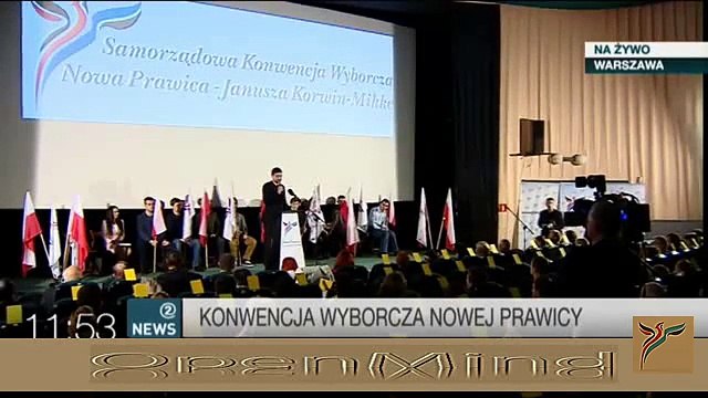 Konwencja Wyborcza Nowej Prawicy w Warszawie (09.11.2014)