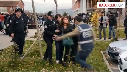 Aibü'de İzinsiz Oturma Eylemi Yapan Öğrencilere Gözaltı