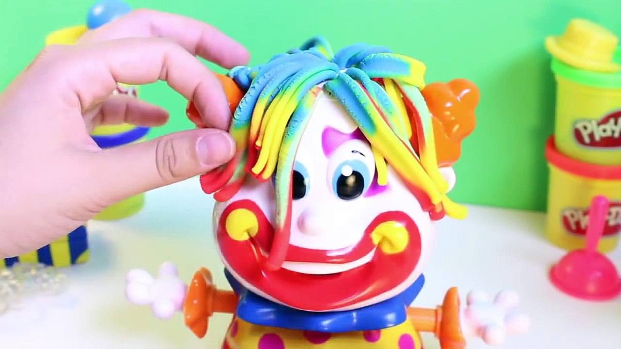 Play Doh Clown Playset Playdough Funny Clown Plastilina Plasticine Hasbro Toys