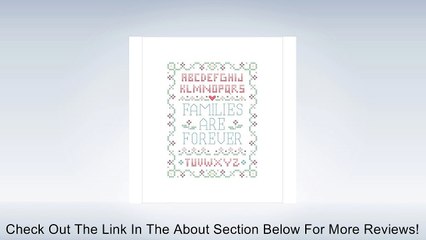 Bucilla Stamped Cross Stitch Kit Review