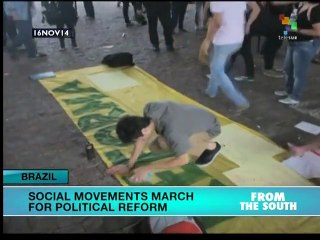 Brazil: Social movements march for political reform
