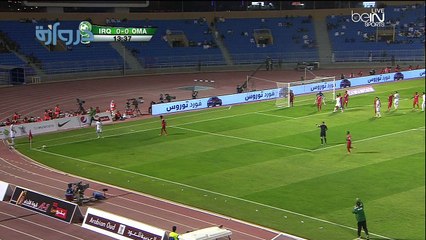 أبرز لقطات الشوط الأول من مباراة العراق و عمان