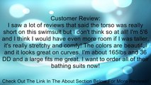 Stripe Black Retro Pin up Rockabilly Sailor Nautical Swimsuit Swimwear Review
