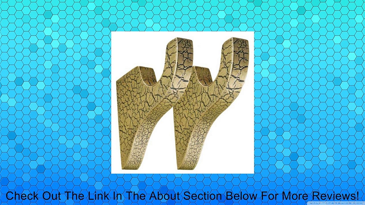 Menagerie Compatible Smooth Pair Bracket, 2-Inch, Palatial Gold Review