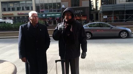 Mr.  Edwin Jamil  against the killing of Christian Couple in Pakistan at FPAC Protest 11-15-2014