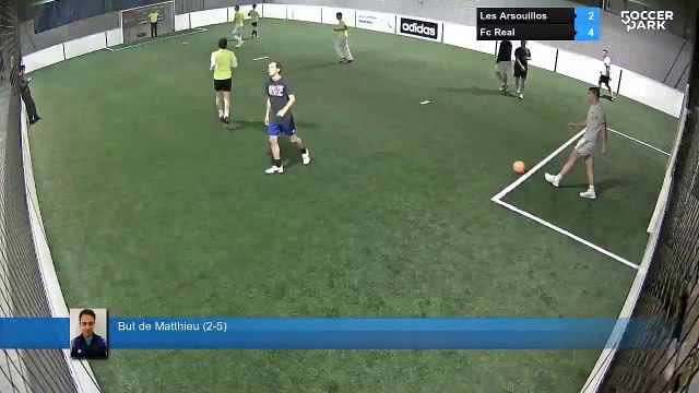But de Matthieu (2-5) - Les Arsouillos Vs Fc Real - 17/11/14 20:30 - Ligue Soccer Park du Hameau