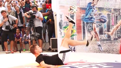 Inglês tira onda com argentino e leva título de 'Freestyle'