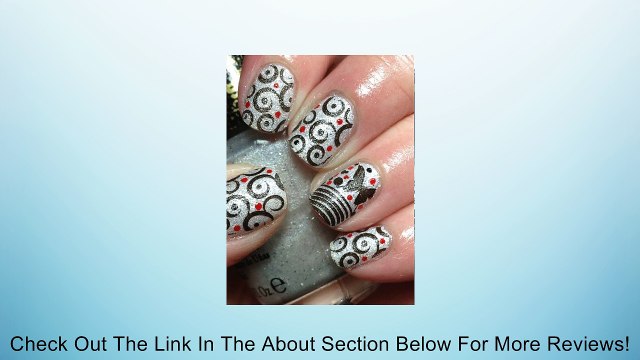 PUEEN 2013 Nail Art Stamp Collection Set 24E - LOVE ELEMENTS - NEW Unique Set of 24 Nailart Polish Stamping Manicure Image Plates Accessories Kit (Totaling 144 Images) with BONUS Storage Case