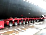 1,100-ton yacht transport operations
