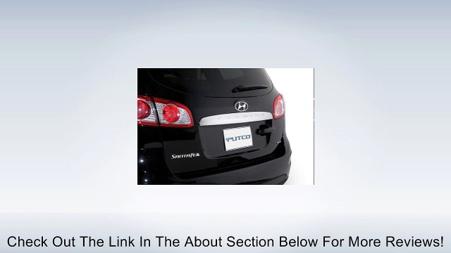 2007-2012 Hyundai Santa Fe - Trunk Accent Chrome Tailgate Cover