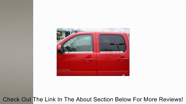 2014-2014 Chevrolet Silverado - Crew Cab - Light Duty Chrome Window Trim Accent