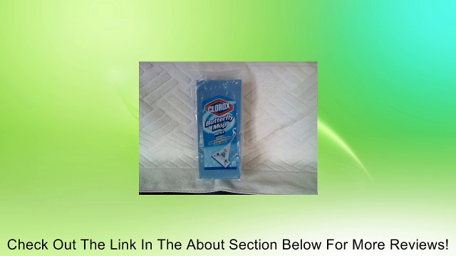 CLOROX BUTTERFLY MOP REFILL featuring ANTIMICROBIAL PROTECTION OF THE SPONGE **knob connection - not velcro connection** Review
