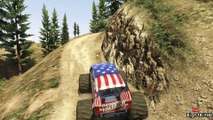 GTA 5 Off-Road Climbing Mountain In The Liberator [Monster Truck] (GTA V)