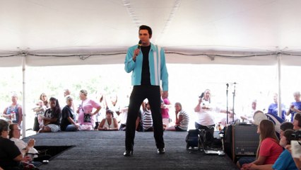 Cody SLaughter sings 'Only The Strong Survive' elvis Week 2014 video