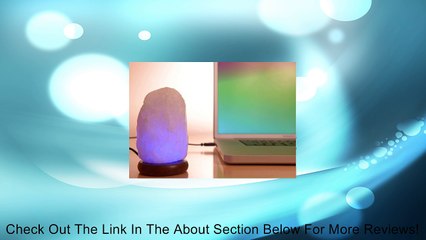 Color Changing Rainbow USB Himalayan Salt Lamp Review