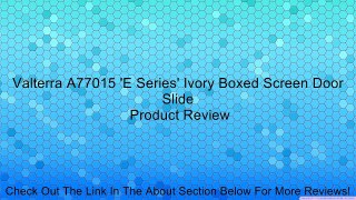 Valterra A77015 'E Series' Ivory Boxed Screen Door Slide