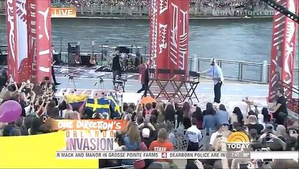 Zayn One Direction Concert - Today Show