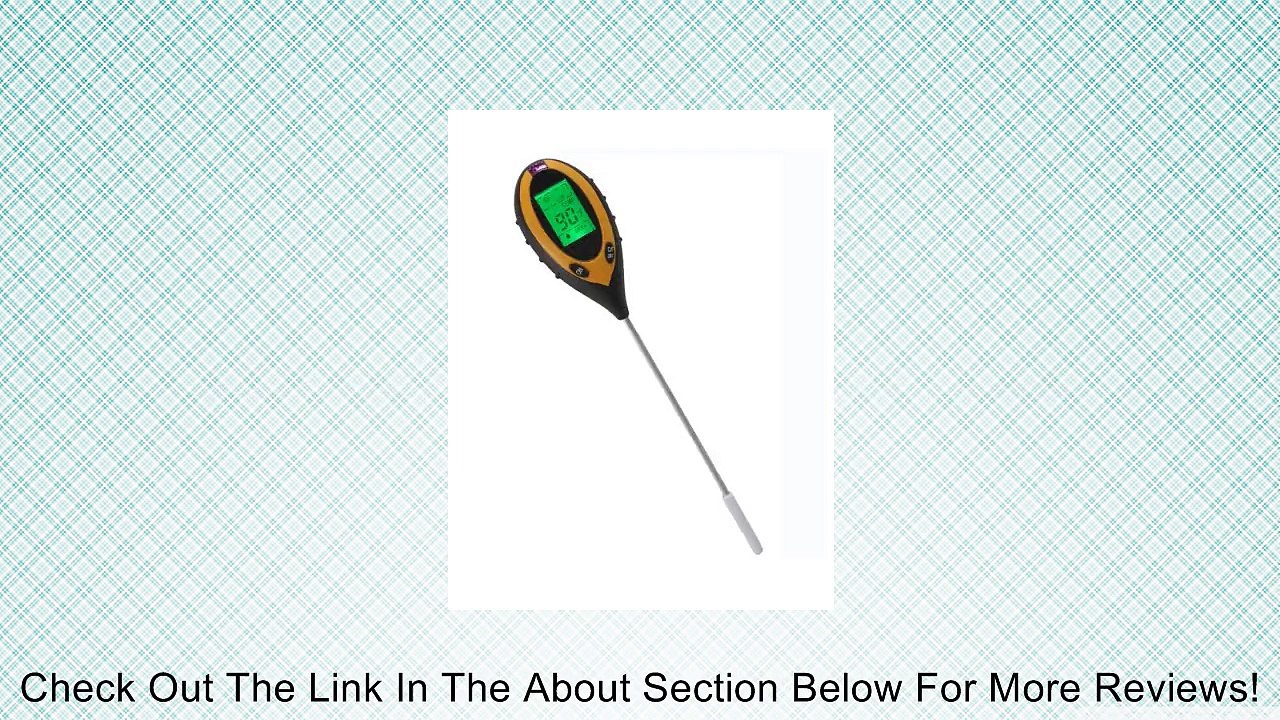 Luckystone 4-in1 PROFESSIONAL LCD TEMPERATURE MOISTURE SUNLIGHT PH GARDEN SOIL TESTER METER Review