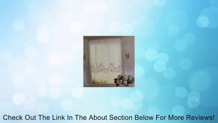 Simply Shabby Chic One Balloon Shade White Lace 60" x 63" Review