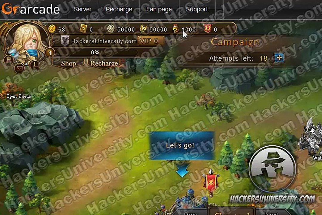 Hero Commander Cheats (Free Gold and Vouchers) [Facebook]