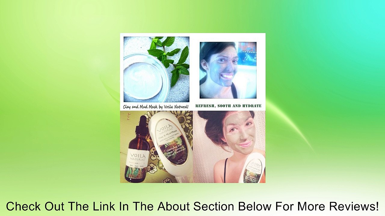 Facial Mask with Dead Sea Mud & Kaolin Clay - 100% Pure Spa Quality Mud Mask Draws Out Pore-Clogging Impurities - Ancient Beauty Secret for Deep Pore Cleansing - Anti-Aging Treatment Restores Moisture Balance for All Skin Types - Gently Exfoliate & Detox