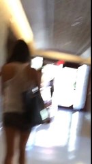 Yoga shorts & flip flops