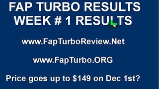 FAP TURBO RESULTS week # 1