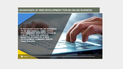 The Advantages of Web Development for an Online Business