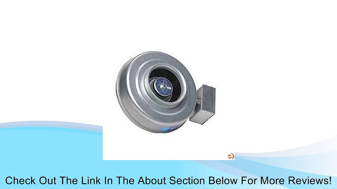 Centrifugal Inline Duct Fan, 6 In Review