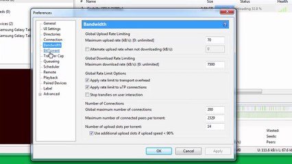 Speed Up Utorrent to 4200Kbps - Latest Settings