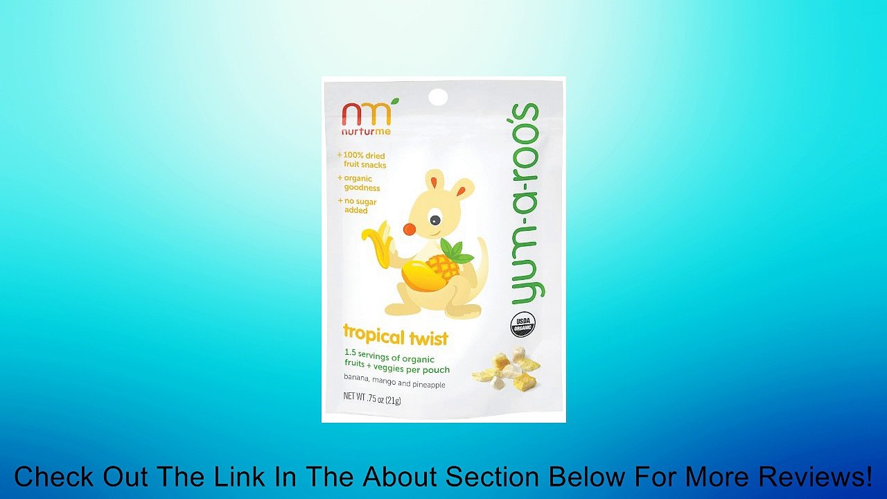 Nurturme - Organic Dried Fruit & Veggie Snacks Tropical Twist Review