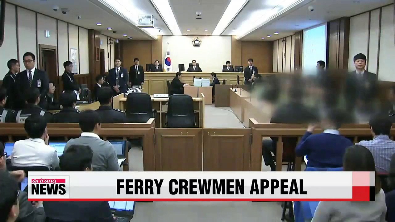 All crewmen of sunken Sewol-ho ferry appeal against guilty verdicts