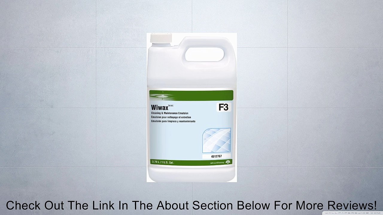 CLEANER / MAINTAINER, FLOOR, WIWAX, RBR, GAL Review