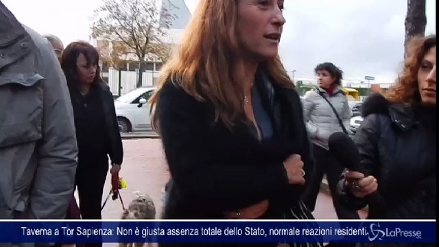 Taverna a Tor Sapienza: Non è giusta assenza totale dello Stato, normale reazioni residenti