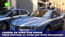Crimini fa rima con Rimini: città seconda in Italia per furti denunciati