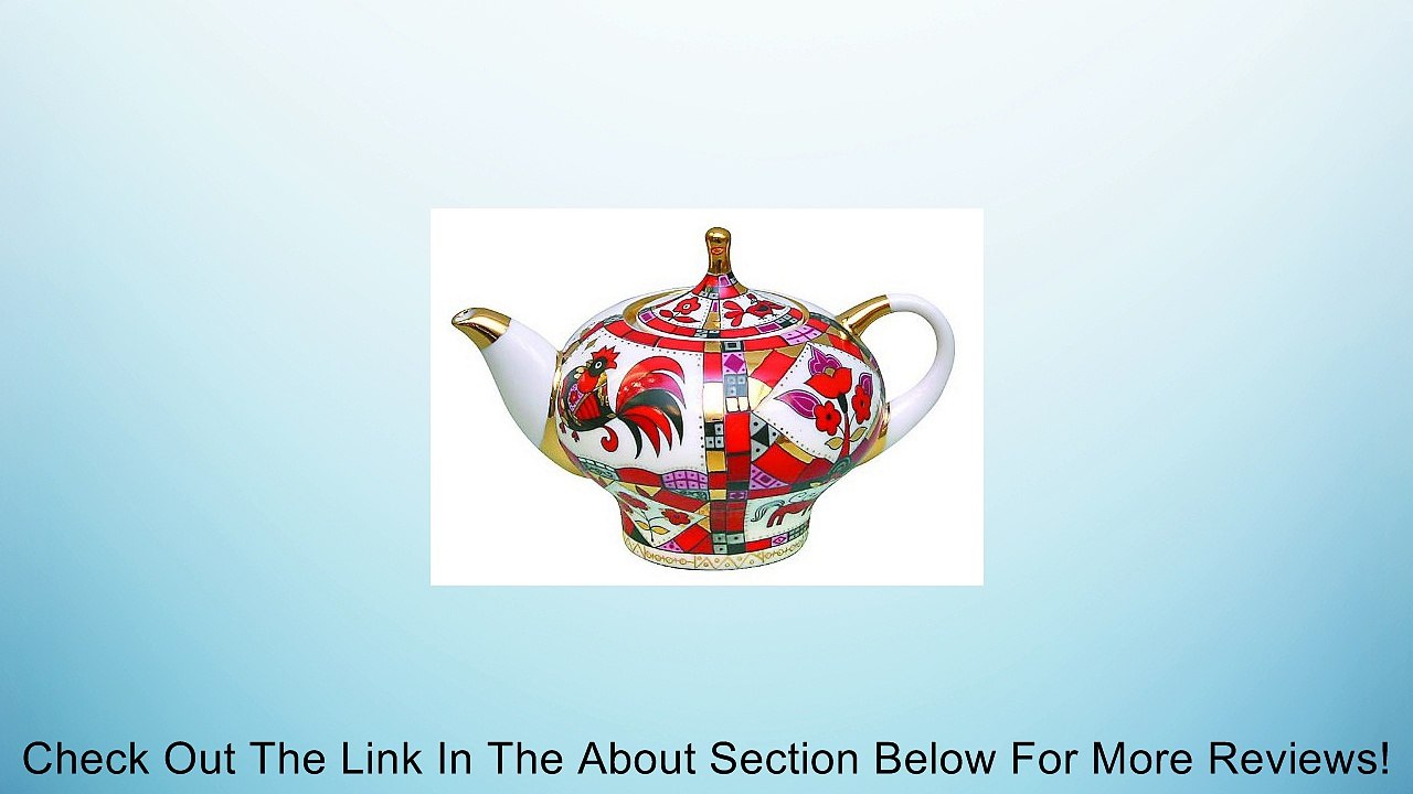 Lomonosov Teapot, Novgorodsky, Red Horse Review